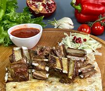 Шашлык из бараньих семечек