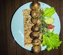 Картофель на мангале