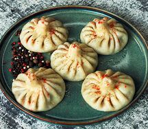 Хинкали с говядиной
