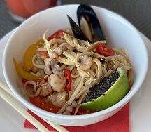 Лапша Вок с морепродуктами