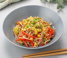 Лапша удон с овощами