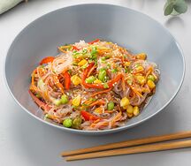 Лапша хрустальная с овощами