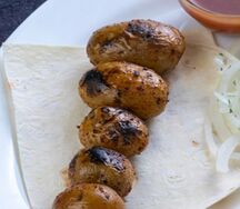 Картофель на мангале