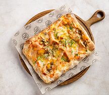 Римская пицца Ветчина и грибы