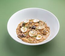 Ризотто с лесными грибами, шампиньонами