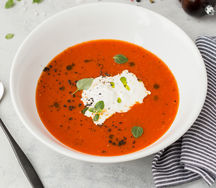 Суп Томатный с сыром страчателла