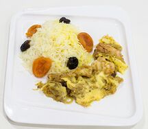 Азербайджанский плов с бараниной и каштанами