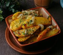 Жареная картошка с луком