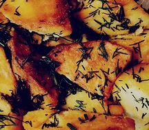 Картофель, запеченный с зеленью