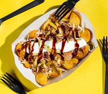 Картофель BBQ со свининой