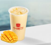 Холодный молочный чай с манго