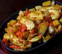 Жаркое с курой