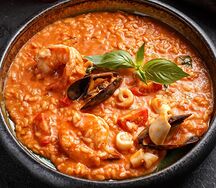 Ризотто с морепродуктами