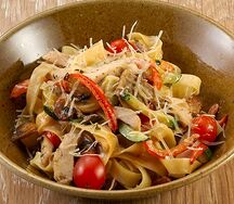 Феттуччине с куриным филе (Ланч)