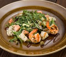 Салат с морепродуктами