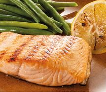 Стейк из лосося