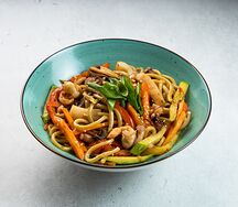 Лапша удон с морепродуктами