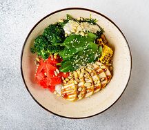 Поке с курицей