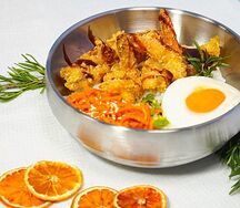 Рис с креветками терияки