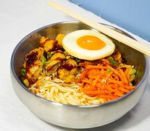 Лапша с хрустящей курицей терияки