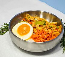 Рис с цыпленком гунбао