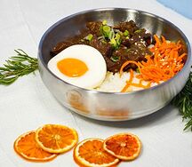 Рис с говядиной хуншао