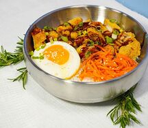 Рис с цыплёнком терияки