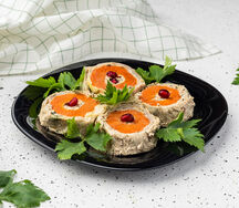 Пхали из красного лобио с орехами