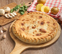 Осетинский пирог с картофелем и грибами