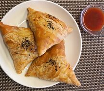 Самса слоёная с говядиной