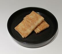 Блинчики с ветчиной и сыром