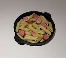 Макарошки с сосисками