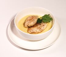 Котлеты из индейки с пюре