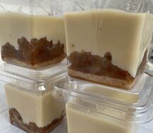 Трайфл без лактозы яблоко-карамель