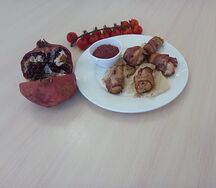 Куриное филе с беконом