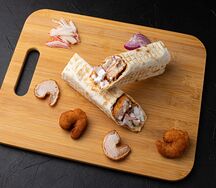 Шаверма с креветкой и снежным крабом