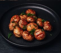 Шампиньоны на гриле