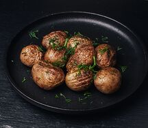 Картофель черри на гриле