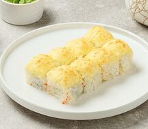 Запеченный ролл с крабом