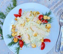 Цезарь с курицей