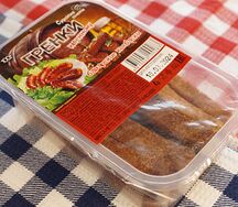 Гренки со вкусом баварских колбасок