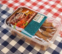 Гренки со вкусом камчатского краба