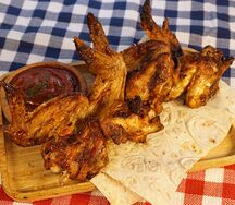 Шашлык из куриных крыльев