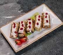 Рулетики из баклажанов по-хански