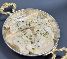 Вареники с картошкой и жареным луком