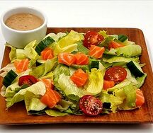 Салат Фрэш с лососем