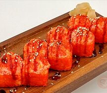 Запеченная калифорния с креветкой