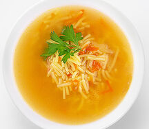 Суп-лапша с вермишелью и фрикадельками