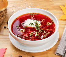 Борщ с говядиной