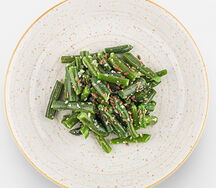 Фасоль с чесноком